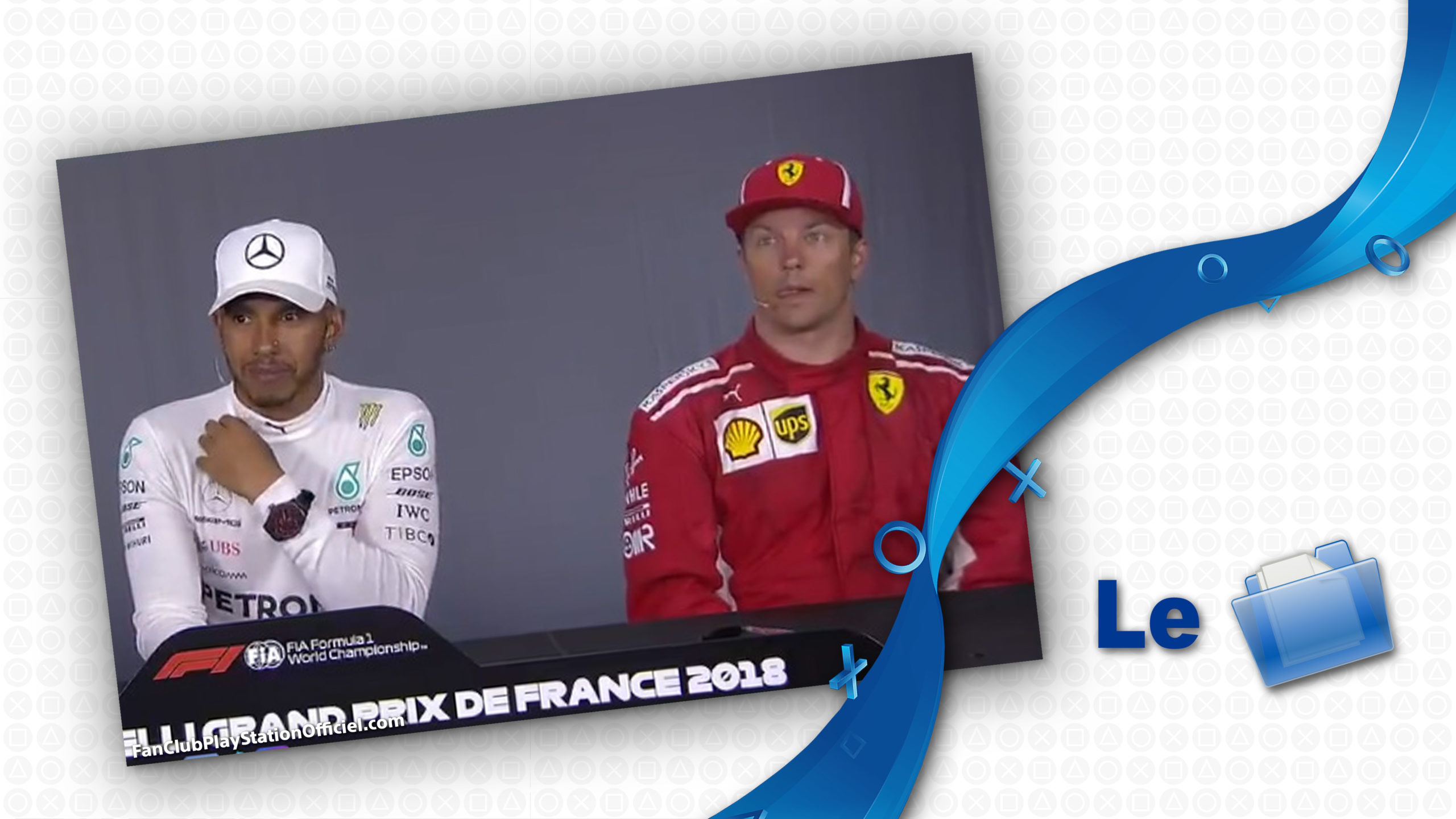 Hamilton jouait sur PlayStation avec l’écurie… Hamilton jouait sur PlayStation avec l’écurie…