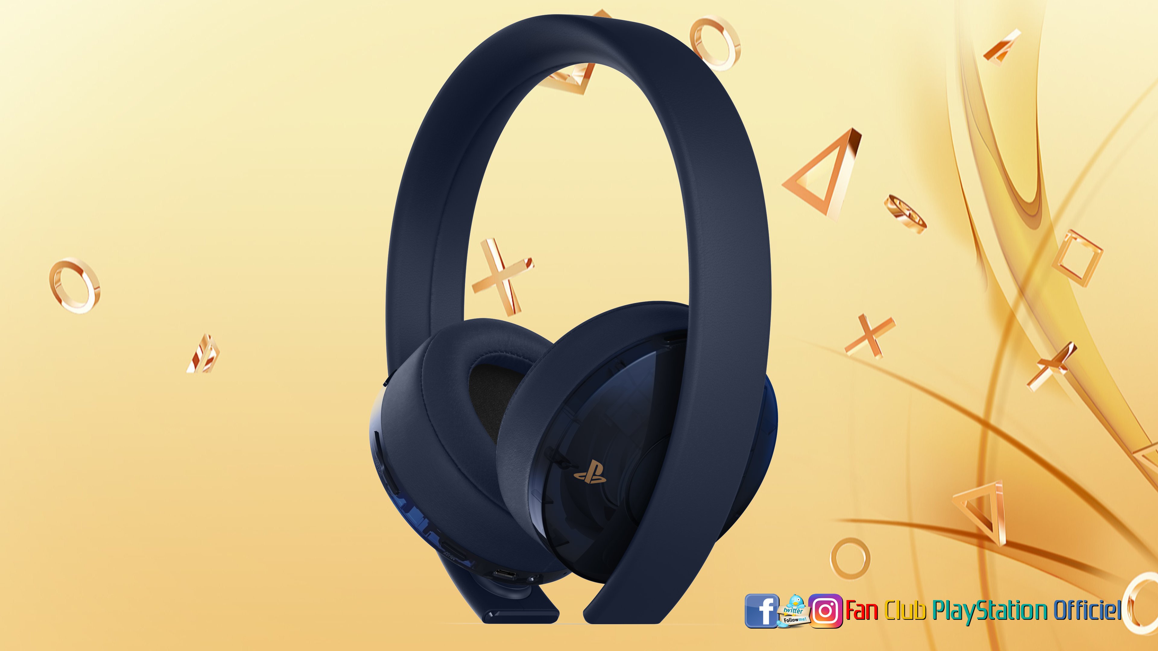 Casque-micro sans fil gold Édition limitée 500 Million (1)