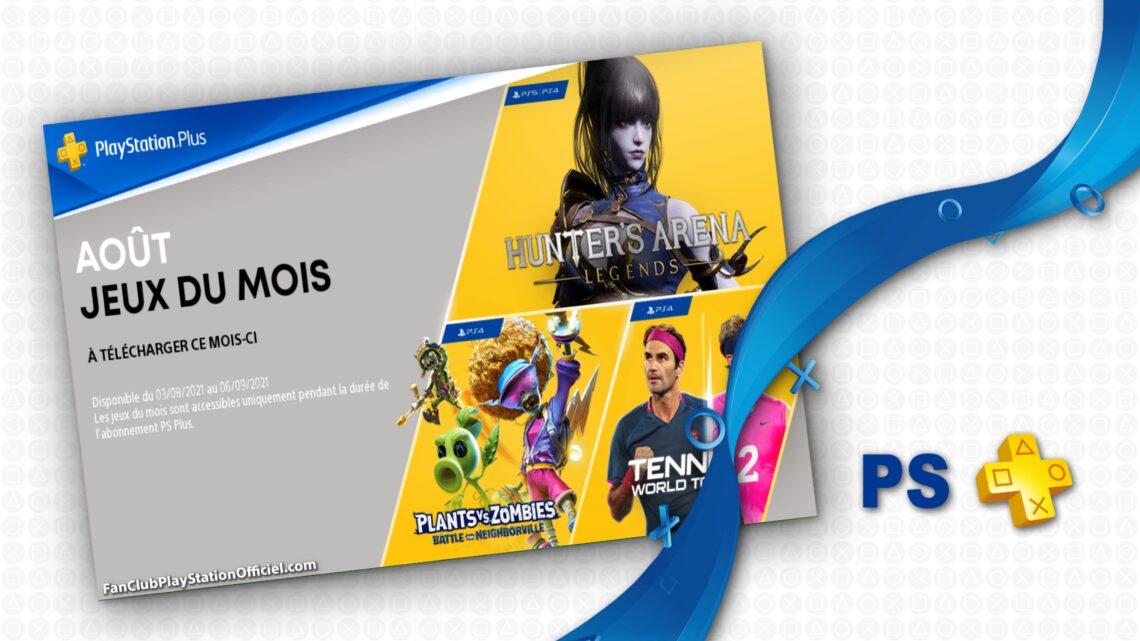 PS Plus : Les nouveaux jeux du mois de Août 2021 PS Plus : Les nouveaux jeux du mois de Août 2021