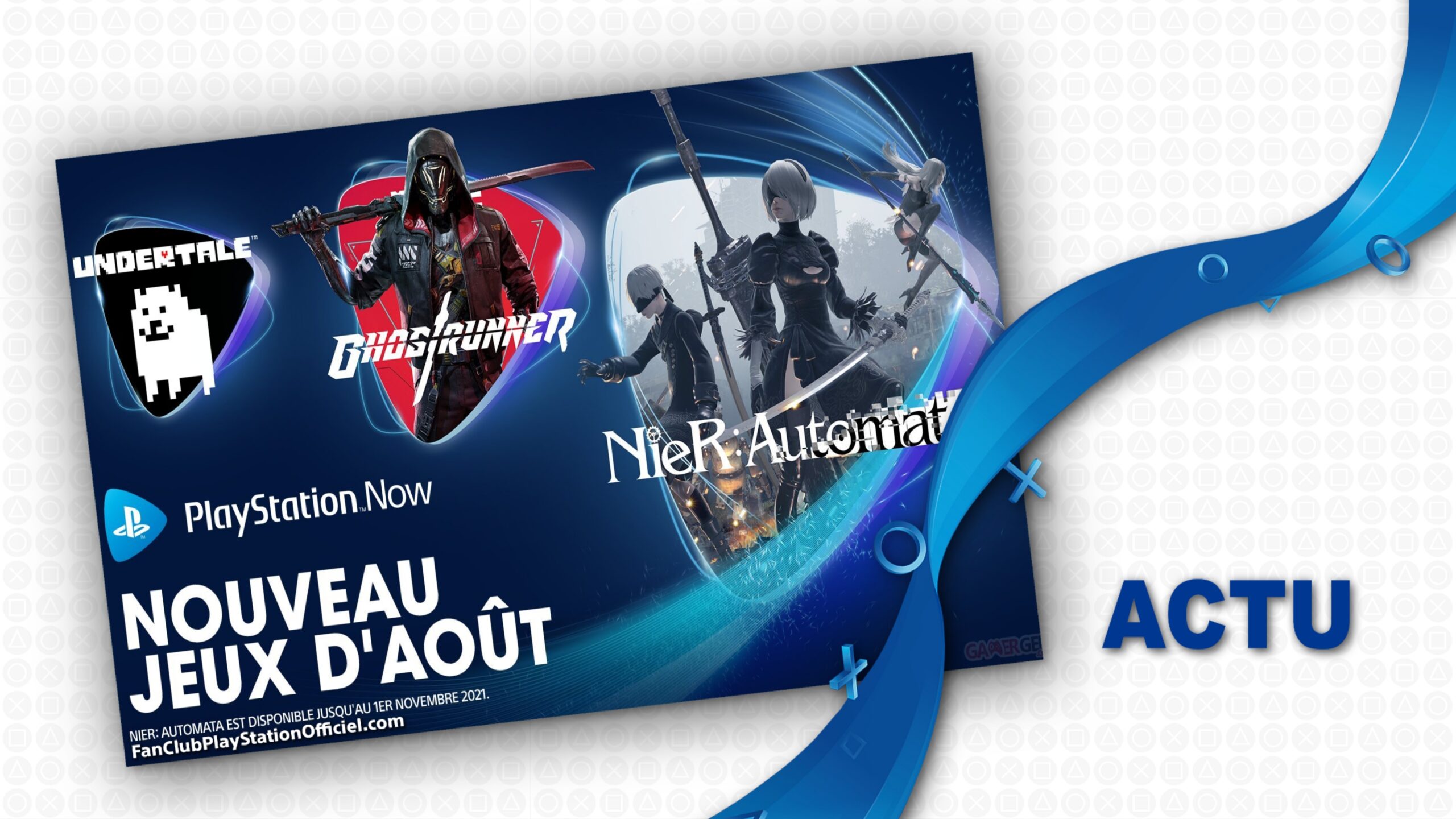 PS NOW : Les ajouts du mois de Août 2021 PS NOW : Les ajouts du mois de Août 2021