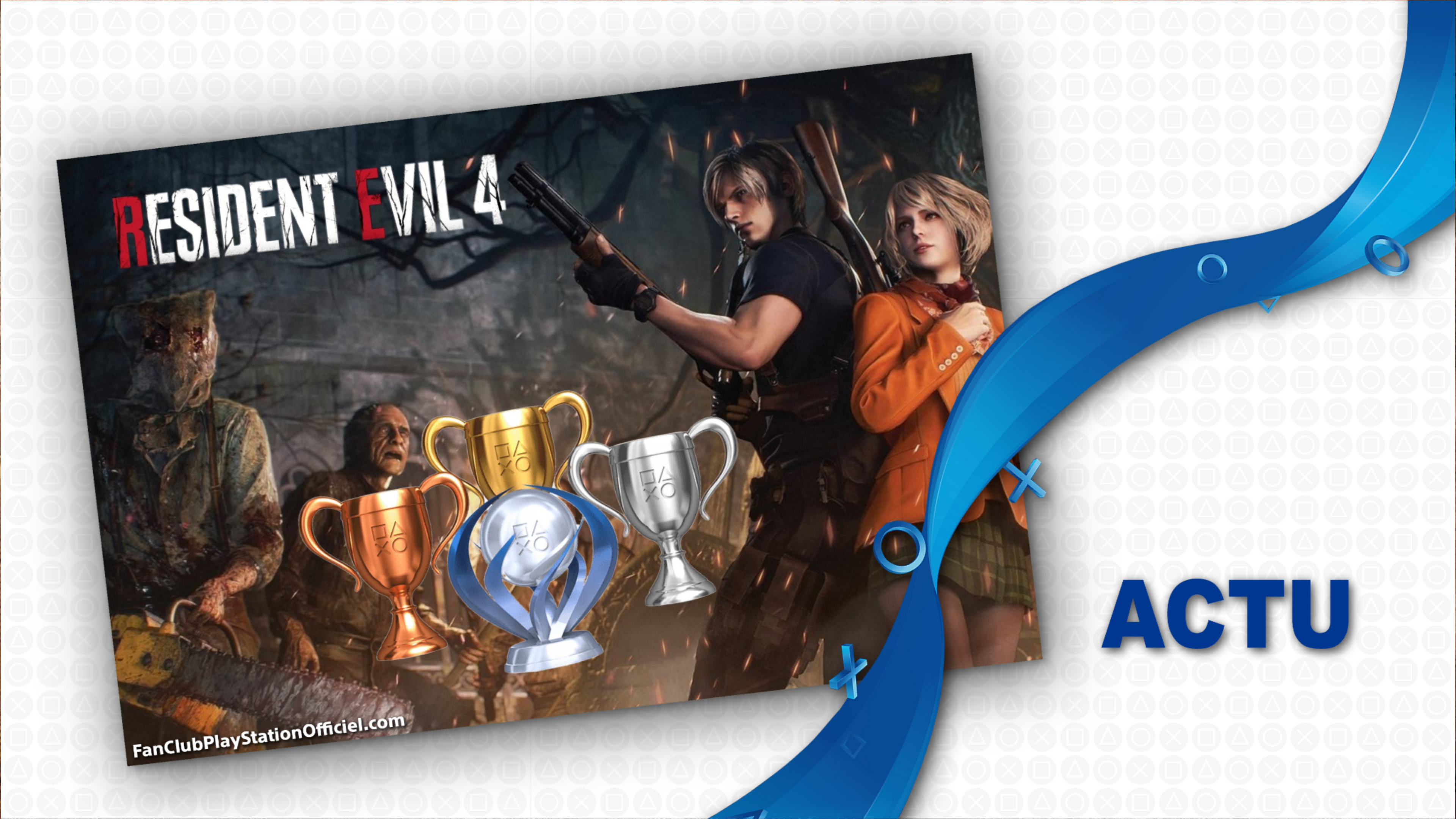 Resident Evil 4 Remake: les 40 Trophées PS5 et PS4 Resident Evil 4 Remake: les 40 Trophées PS5 et PS4